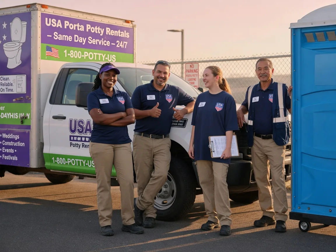 Porta Potty Rental company in Grassflat, PA